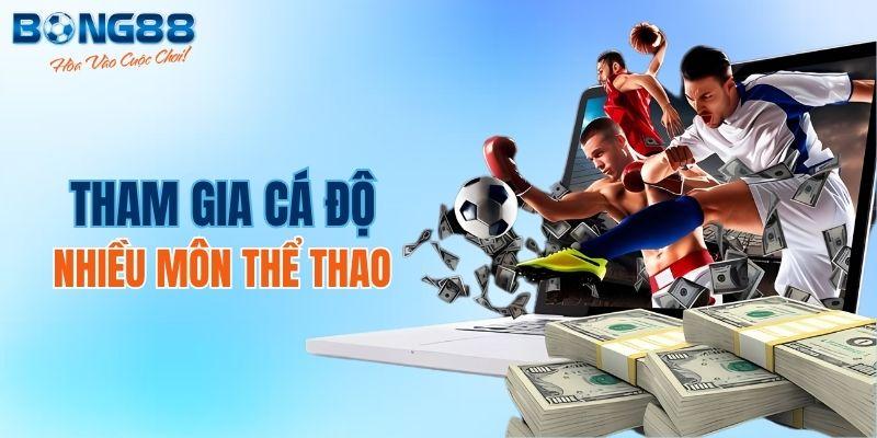 Tham gia cá độ ở rất nhiều môn thể thao